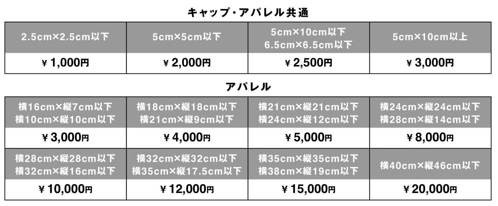 オリジナル刺繍製作事例