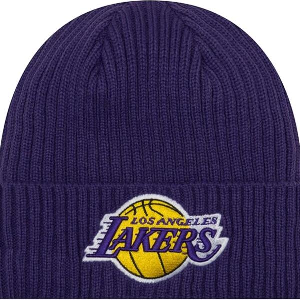 SALE 30%OFF【本体価格(税抜)￥5,800→￥4,640】ニューエラ ニット帽 NBA ロサンゼルス・レイカーズ11772153 サムネイル