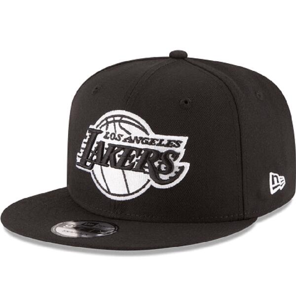 NewEra（ニューエラ）9FIFTY LOSLAK BASIC BLACKロサンゼルスレイカーズ【本体価格(税抜)￥7,900】　 サムネイル