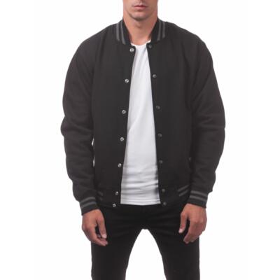 PRO CLUB Varsity Fleece Baseball Jacket PC124【本体価格(税抜)¥11,800】 サムネイル