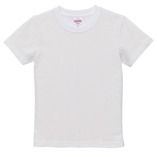 UNITED ATHLE　5.6オンスハイクオリティーTシャツキッズ　ホワイト【本体価格(税抜)￥1,150】500102-ホワイト(90-160) サムネイル