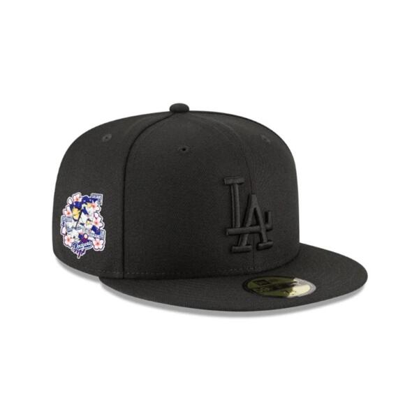 Triple Player Side Patch 59FIFTY Fitted BLACKBLACKドジャース【本体価格(税抜)￥11,000】MLB14751030-BLKBLK サムネイル