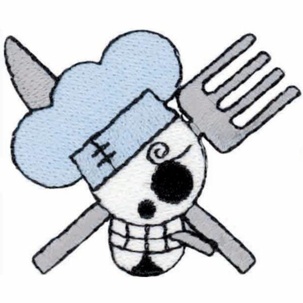 サンジ海賊旗シールワッペン【本体価格(税抜)￥500】 PES103 サムネイル