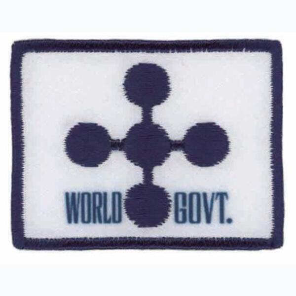 世界政府シールワッペン【本体価格(税抜)￥500】 PES110 サムネイル