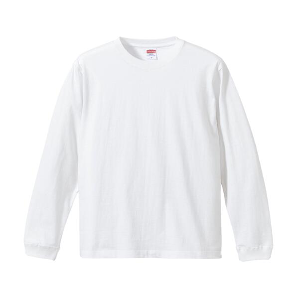 UNITED ATHLE　5.6オンスL/S Ｔシャツ（1.6インチリブ）ホワイト【XXL】【本体価格(税抜)￥2,600】501101-ホワイト(XXL) サムネイル