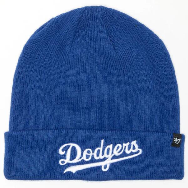 47BLAND（フォーティセブン）ドジャース カフニット MLB Wordmark【本体価格(税抜)￥4,200】 サムネイル