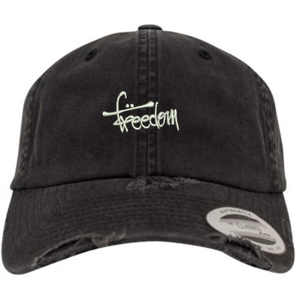 FREEDOM01 平刺繍 - ヨーロッパ限定ダメージダッドキャップ YP CLASSICS®  Low Profile Destroyed サムネイル