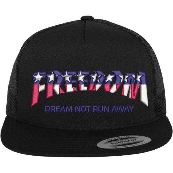 FREEDOM22-平刺繍　 - フラットバイザー トラッカーキャップ YP CLASSICS® CLASSIC TRUCKER CAP サムネイル