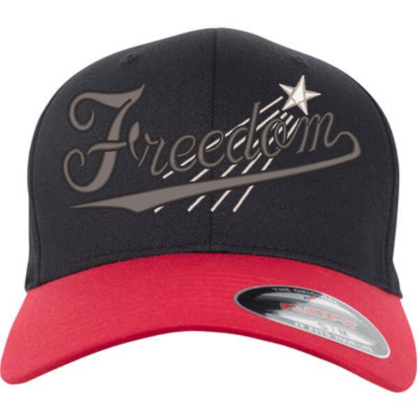 FREEDOM05-3D刺繍 - FLEXFIT売上NO.1モデル FLEXFIT® WOOLY COMBED CAP – 2-TONE  サムネイル