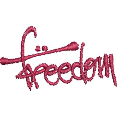 FREEDOM01-平刺繍 1000円 サムネイル