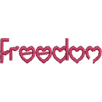 FREEDOM02-平刺繍 1000円  サムネイル