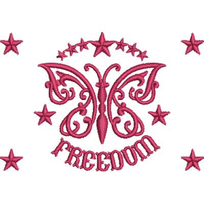 FREEDOM08-平刺繍 1500円 サムネイル