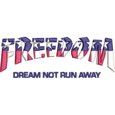 FREEDOM22-平刺繍　2000円 サムネイル