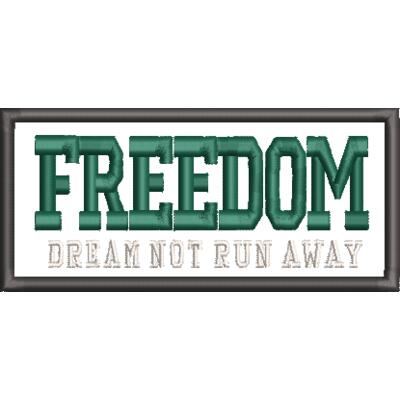 FREEDOM WAPPEN08-3D刺繍　2500円 サムネイル